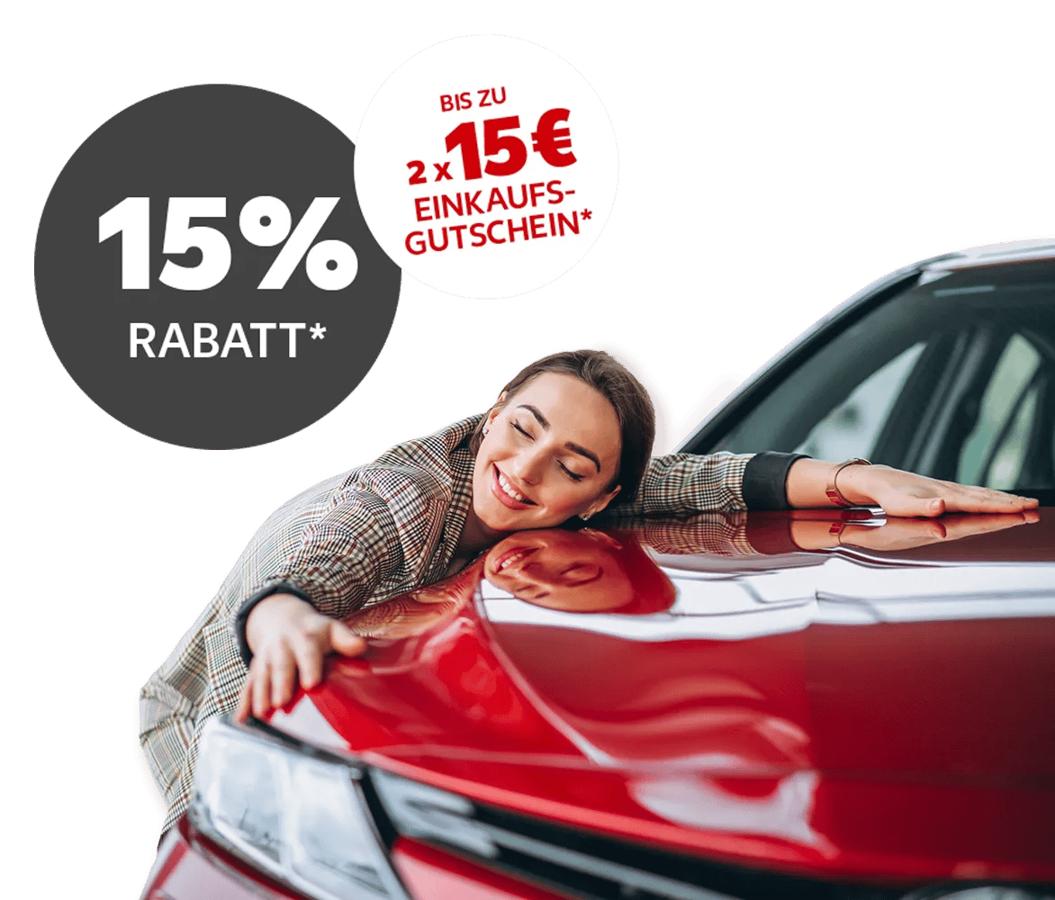 Kaufland Autoversicherung mit 15 % Rabatt und bis zu 2 x 15€ Einkaufsgutschein